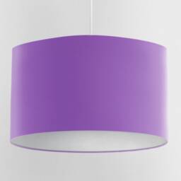 Velvet Lampshade - Amethyst With White Lining, Handmade Lampshades, Table Lamp Shade, Purple Lampshade - thumbnail 3