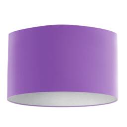 Velvet Lampshade - Amethyst With White Lining, Handmade Lampshades, Table Lamp Shade, Purple Lampshade - thumbnail 1