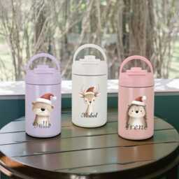 Personalized Christmas Animal Cup, Children's Cute Kids Holiday Cup Gift, Eve Box Fillers - thumbnail 2