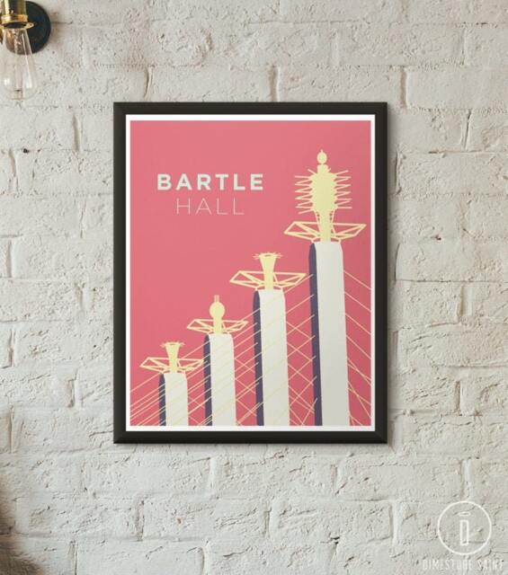 Kansas City Icons Posters - Kc Skyline The Nelson, Union Station, K, Liberty Memorial, Kauffman Center, Western Auto, Bartle Hall, Plaza - image 1