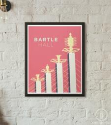 Kansas City Icons Posters - Kc Skyline The Nelson, Union Station, K, Liberty Memorial, Kauffman Center, Western Auto, Bartle Hall, Plaza - thumbnail 1