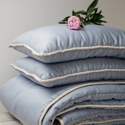Blue Bedroom Bedding Set Of King Comforter & Pillows - Us Duty Paid - thumbnail 3