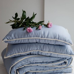 Blue Bedroom Bedding Set Of King Comforter & Pillows - Us Duty Paid - thumbnail 2