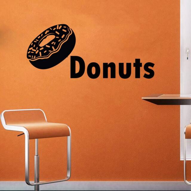 Donut Wall Decal Removable Vinyl Sticker T997 - image 1