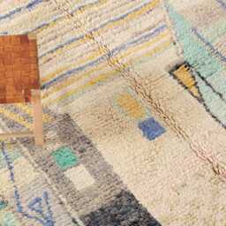 Moroccan Rug, Berber Handwoven Boujaad Rug 6x10 Colorful Boho - thumbnail 3