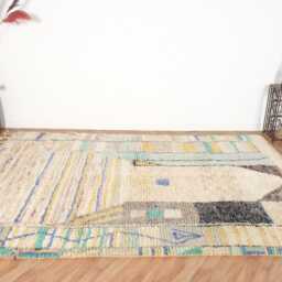 Moroccan Rug, Berber Handwoven Boujaad Rug 6x10 Colorful Boho - thumbnail 2