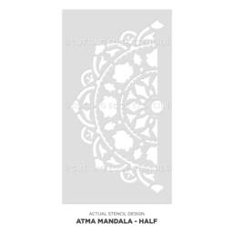 Atma Mandala Stencil For Wall - Mandala Wall Stencil Large For Painting On Wood Better Than Decal - thumbnail 4
