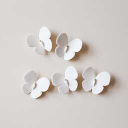 Cute Porcelain Butterflies For Wall Decoration - thumbnail 2