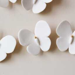 Cute Porcelain Butterflies For Wall Decoration - thumbnail 3
