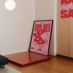 Vinyl Only Print - Typographic Poster Wall Art Event Record Trendy Club Raving Music Funky Disco Soul Artwork - thumbnail 2
