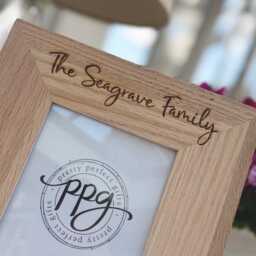 Wooden Personalised Engraved Photo Frame - thumbnail 3