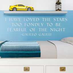 I Have Loved The Stars - Galilei Removable Vinyl Wall Decal - thumbnail 2
