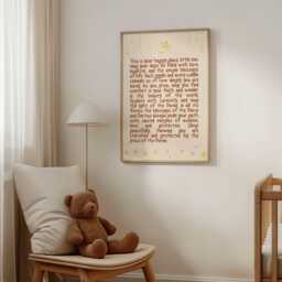 Sikh Nursery Divinity Print - Guru Nanak Punjabi Kids Playroom Religious Wall Decor Bedroom Children - thumbnail 3