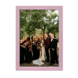 Jelly Bean Thin Photo Poster Print Frame A4 Pink Aqua Blue Purple Lilac Modern Flat Available in A2/A3/A4/A5 - thumbnail 3