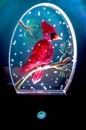 Cardinal - Winter Night Light - thumbnail 1