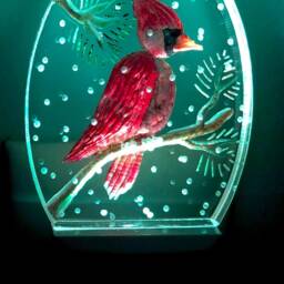 Cardinal - Winter Night Light - thumbnail 2