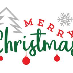 Large Merry Christmas Wall Decal - thumbnail 3