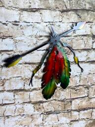 Feather & Arrow Metal Wall Art, Native American D??cor, Southwest Decorations - thumbnail 1