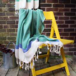 Cotton Throw Blanket, Personalised Wedding Gift, Anniversary Sofa Throw, Nanny Gift, Teacher Gift For Her, Her - thumbnail 4