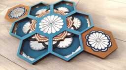 Home Decor, Mandala, Mirror Wall Art, Mandala Art, Living Room Lippan 55x36 cm - thumbnail 1