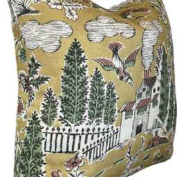 G.p & J Baker Home Park Ochre Double Sided Cushion Cover Pillow - thumbnail 3