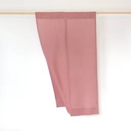 Linen Japanese Style Curtains in Dusty Pink, Noren Door Curtains, Linen Doorway Curtains - thumbnail 3