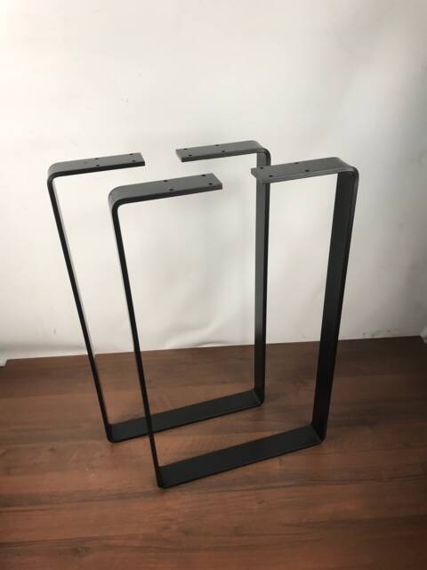 Metal Table Legs, Hairpin Mid Century Modern, Industrial, Set Of Two, 2 - image 1