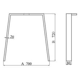 steel Table Legs, Desk Entryway Bench Modern Kitchen Set Of 2 - thumbnail 3