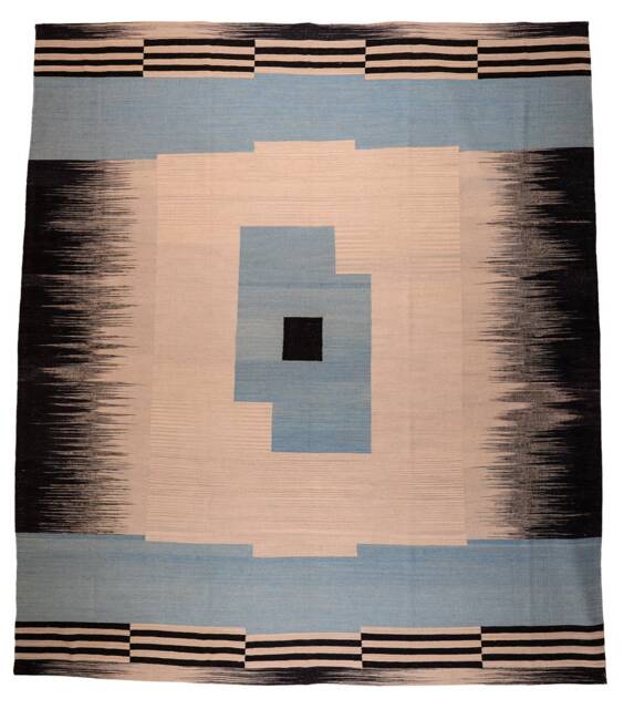 Rug Kilim Modern 296 X 260 cm - Wool Rectangle Hand Made Free Shipping