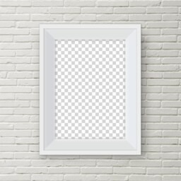White A4 Mockup, White Frame Styled Stock, Stock Photo, Frame, White, Brick Background, A Series, A1, A2, A3, A4, A0, Digital, Download - thumbnail 2