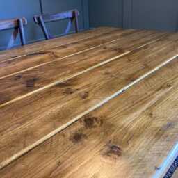 Reclaimed Scaffold Board Garden Table - Folding - thumbnail 4