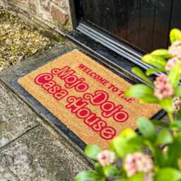 Welcome Movie Mat, Funny Meme Rug, Home Decor, Gift For Her, Custom Film Reference Doormat, Colourful Print Quote Doormat - thumbnail 2