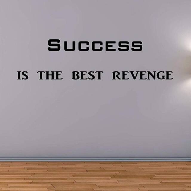 Vwaq Success Is The Best Revenge Vinyl Wall Decals Encouraging Quotes - image 1