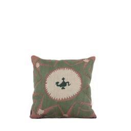 "Set Of 3 Pcs, Suzani Pillow Cover, Uzbek Pillow, 12.20"" X 12.60" - thumbnail 2