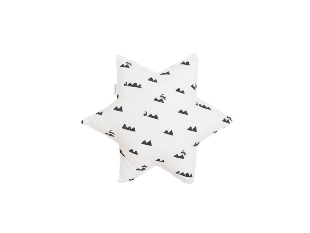 Mountain & Rabbits Cushion Star/Pillow Decor Kids Decorative Baby - image 1