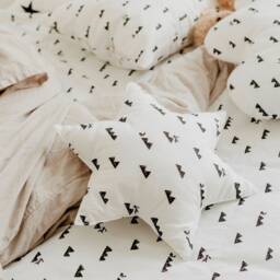 Mountain & Rabbits Cushion Star/Pillow Decor Kids Decorative Baby - thumbnail 2