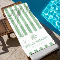 Custom Logo Beach Towel, Personalized Business Team Gift, Hotel Spa Waterpark Swim Pool Brand Corporate Towel Gift
