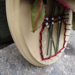 Mini String Art Artificial Flower Pot Wall Decor - thumbnail 4