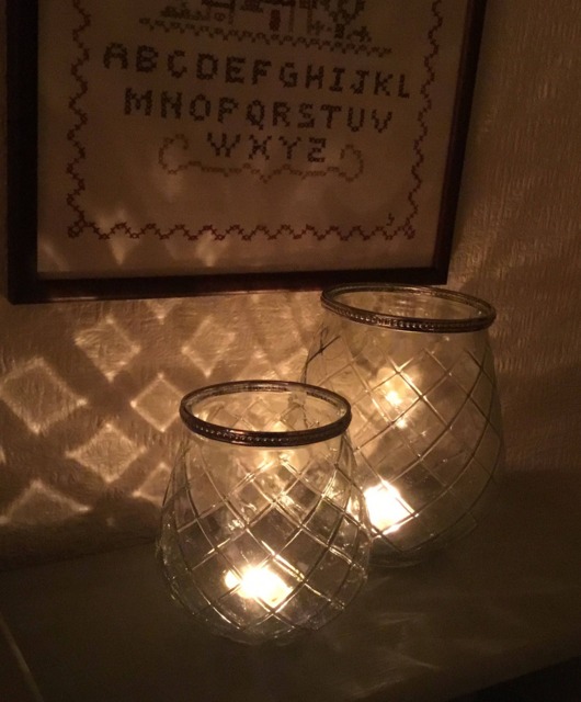 Clear Glass Diamond Tealight - image 1