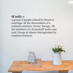 Family Dictionary Wall Quote - Decals Tattoo Art Home Decor - thumbnail 1