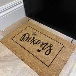 Personalised Doormat - Custom Coir Welcome Door Mat Housewarming Gift Home - thumbnail 3