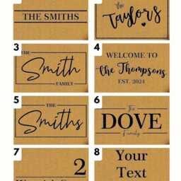 Personalised Doormat - Custom Coir Welcome Door Mat Housewarming Gift Home - thumbnail 2