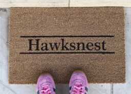 Personalised Doormat - Custom Coir Welcome Door Mat Housewarming Gift Home - thumbnail 1
