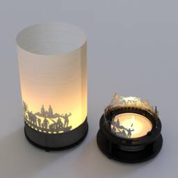 Graz Skyline Shadow Play Candle - Austrian Souvenir Gift Box - thumbnail 4