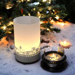 Graz Skyline Shadow Play Candle - Austrian Souvenir Gift Box - thumbnail 3