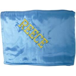 Two Sided Satin Baby Blanket - Embroidered & Personalized - thumbnail 3