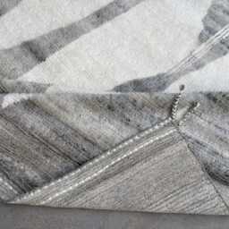 Hand-Knotted Moroccan Beni Ourain Rug, 100% Natural Wool, Modern Berber Carpet For Living Room - thumbnail 4