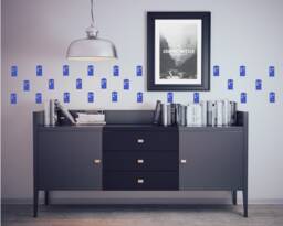 Tardis Wall Decal/Vinyl Doctor Who Sticker Kids Room Free Shipping - thumbnail 1