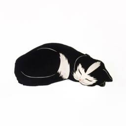 Cat Pillow, Dorm Room Decor, Decorative Pillows For Couch, Neck Lover Gift, Pet Decoration, Animal Lover, Lumbar Cushion - thumbnail 2