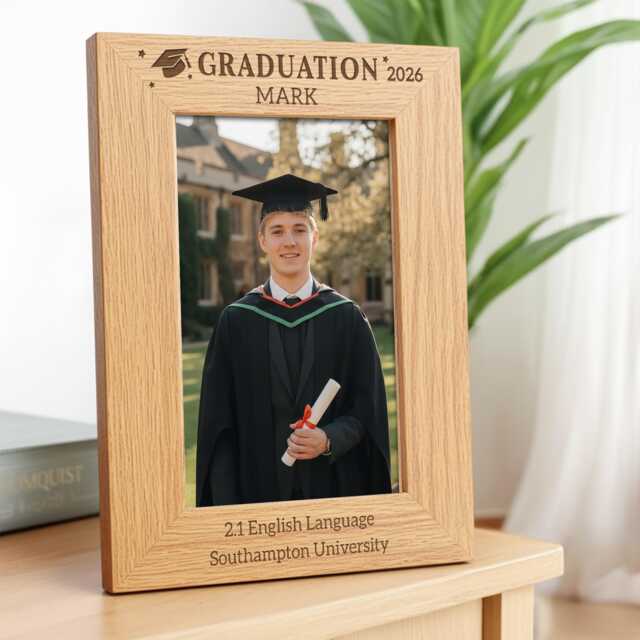 Graduation Photo Frame - Personalised Gifts For Him Or Her - image 1